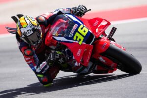Honda HRC Castrol impegnata nel GP d’Aragona MotoGP con le RC213V di Marini e Mir