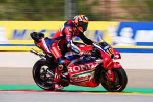 Honda HRC Castrol con la Honda RC213V al GP d’Aragona MotoGP