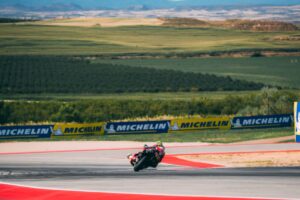 Honda RC213V del team Honda HRC Castrol al GP d’Aragona MotoGP