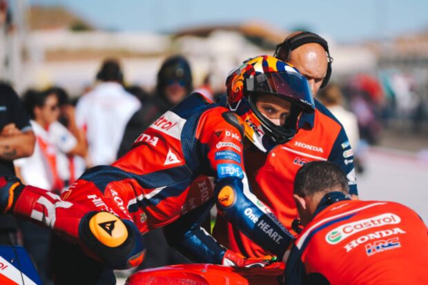 Honda HRC Castrol al MotorLand Aragón durante il weekend della MotoGP 2026