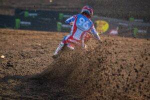 Hunter Lawrence e Honda CRF450RWE nel contesto del titolo AMA Pro Motocross 450 2026