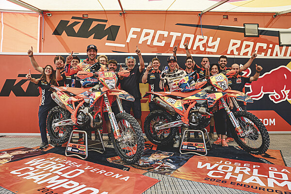 Andrea Verona campione Enduro2 2026 con Red Bull KTM Factory Racing