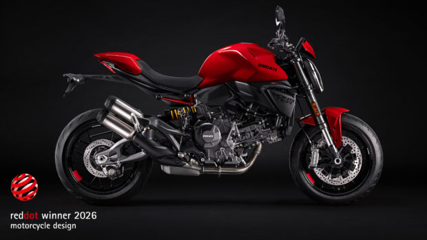 Ducati Monster, la naked bolognese premiata con il Red Dot Design Award 2026