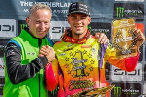 Kawasaki celebra il titolo EMX250 conquistato da Francisco Garcia con il team Venum Bud Kawasaki