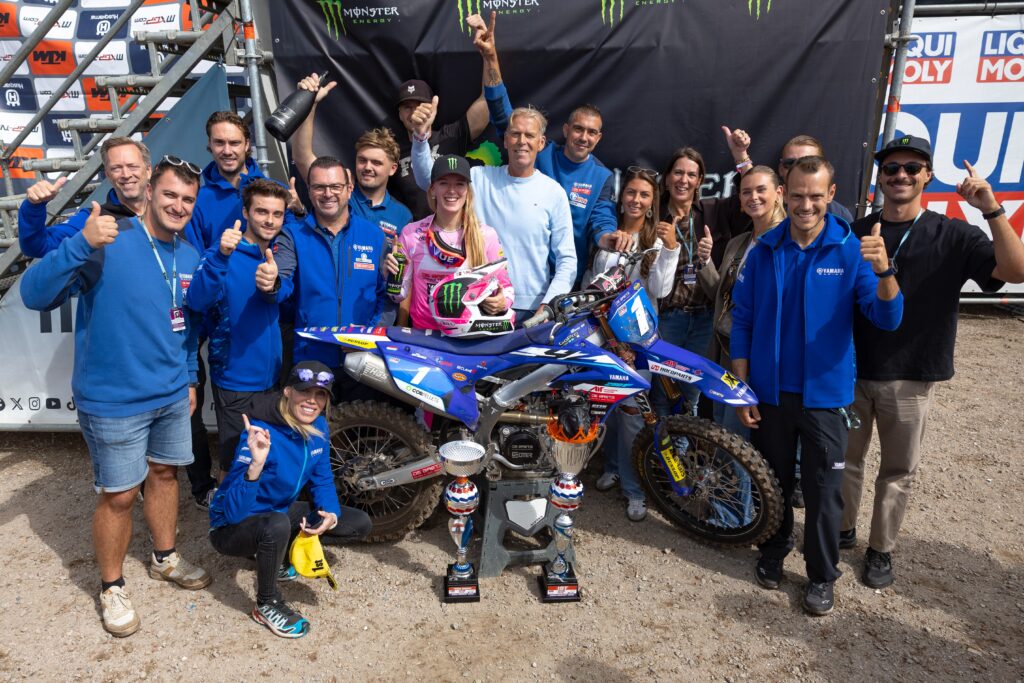Lotte van Drunen e la Yamaha YZ250F protagoniste del GP d’Olanda WMX ad Arnhem