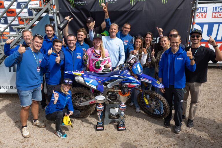 Lotte van Drunen e la Yamaha YZ250F protagoniste del GP d’Olanda WMX ad Arnhem