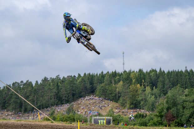 Janis e Karlis Reisulis con il Monster Energy Yamaha Factory MX2 Team al MXGP di Svezia