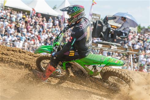 Romain Febvre e Kawasaki Racing Team MXGP nel contesto del Mondiale Motocross