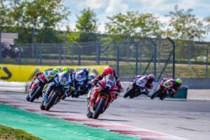 Honda HRC al WorldSBK di Magny-Cours durante il weekend del nono round 2026