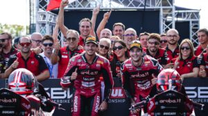 WorldSBK Magny-Cours, Nicolò Bulega protagonista con Ducati in Gara 1