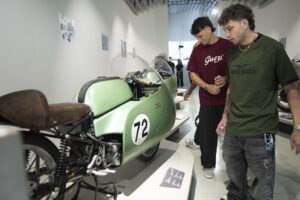 Parco di Moto Guzzi a Mandello durante le Giornate Mondiali Moto Guzzi