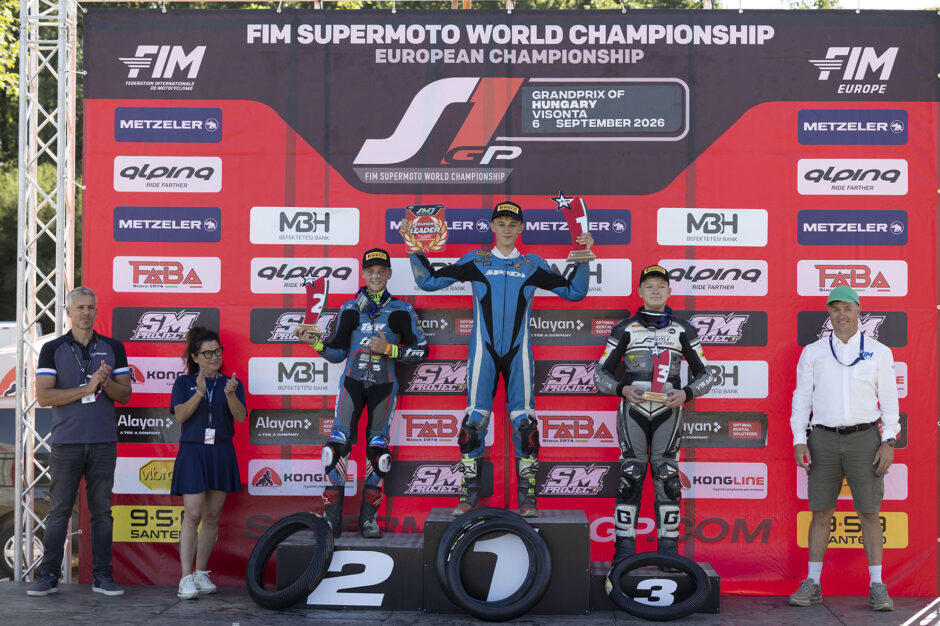 Supermoto S1GP Ungheria con i protagonisti delle classi S4, S2 e SM Junior