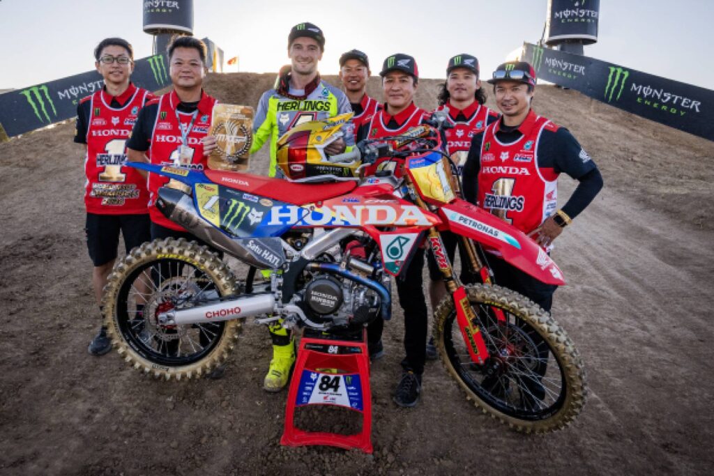 Honda HRC PETRONAS al MXGP Cina 2026 con Herlings e Vialle