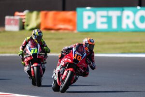 Luca Marini con Honda HRC Castrol nel weekend del GP di San Marino MotoGP a Misano
