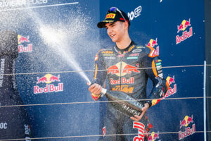 Brian Uriarte con KTM Ajo nella Moto3 del GP di San Marino a Misano