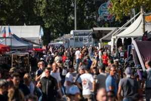 Main Stage dell'Italian Bike Week 2025 nell'Area Luna Park di Lignano Sabbiadoro