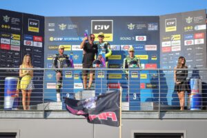 Dunlop CIV Cremona durante il round Pata del Campionato Italiano Velocità