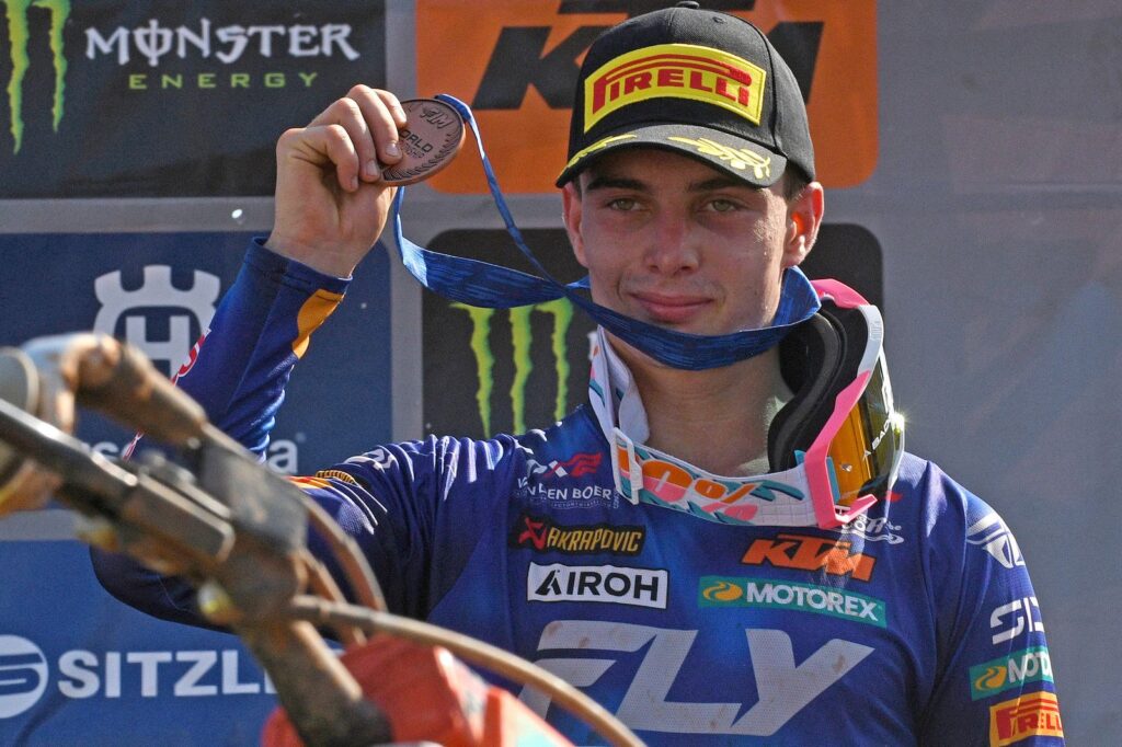Sacha Coenen nel contesto del GP d’Australia, ultimo appuntamento del Mondiale MX2 2026