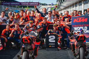 Alvaro Carpe e Brian Uriarte con KTM RC4 nel weekend del GP d’Austria Moto3