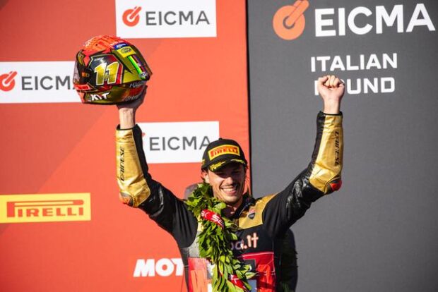 Nicolò Bulega campione WorldSBK 2026 con Ducati Aruba.it Racing