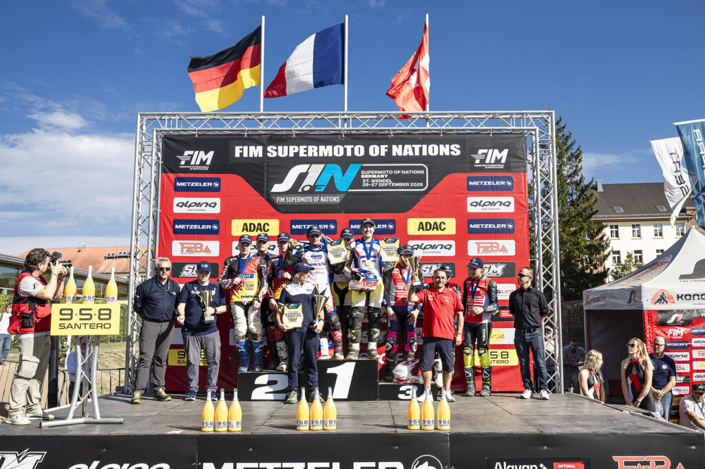Supermoto delle Nazioni 2026, il successo della Francia nella competizione a squadre