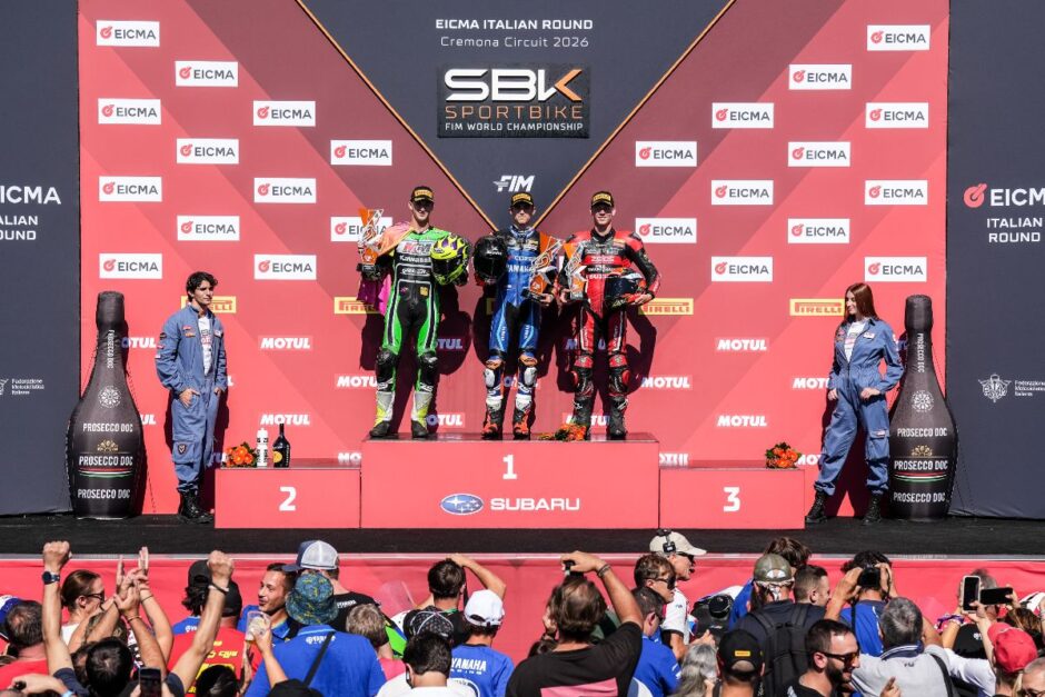 Round WorldSBK di Cremona con Nicolò Bulega campione 2026 e Iker Lecuona protagonista