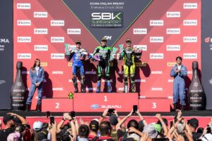Protagonisti del round WorldSBK di Cremona con Nicolò Bulega campione 2026