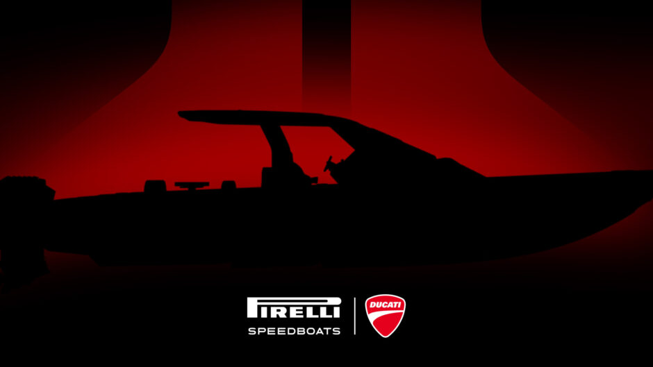 Progetto Ducati nella nautica con Pirelli Speedboats e SACS Marine per il centenario Ducati