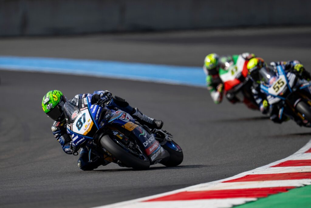 Remy Gardner con il GYTR GRT Yamaha WorldSBK Team a Magny-Cours