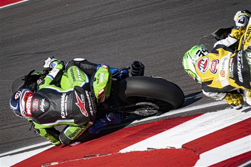 Garrett Gerloff e Kawasaki WorldSBK Team nel weekend del Mondiale Superbike a Cremona