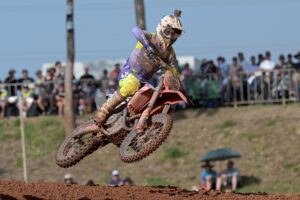 Jago Geerts e la Beta RX450 del MRT Racing Team Beta Factory a Darwin