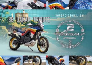 Honda XL750 Transalp 86 Dakar Tribute di CJ Ball, special Off Road di Honda Customs 2026