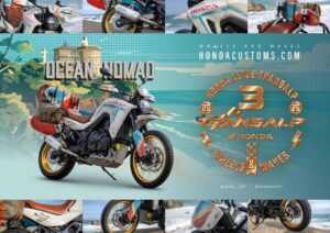 Honda XL750 Transalp Ocean Nomad, special francese di Honda Customs 2026