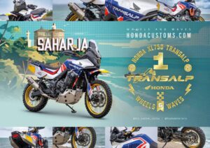 Honda XL750 Transalp Saharja di DRS Custom, vincitrice della categoria Off Road di Honda Customs 2026