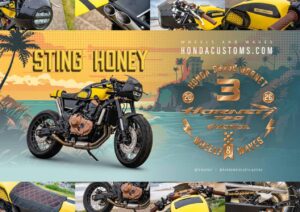 Honda Sting Honey, special su base CB750 Hornet nel contest Honda Customs 2026