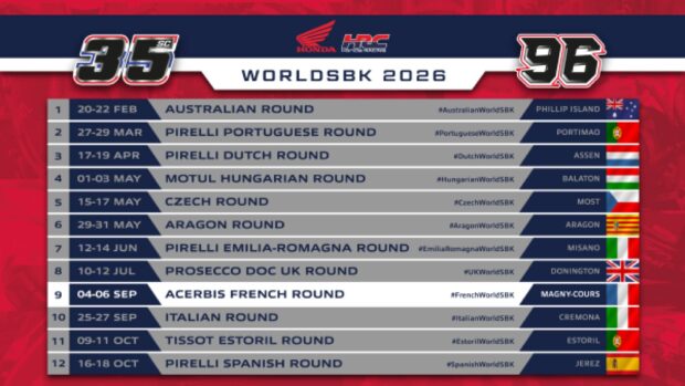 Honda HRC prepara il rientro nel WorldSBK a Magny-Cours con la CBR1000RR-R