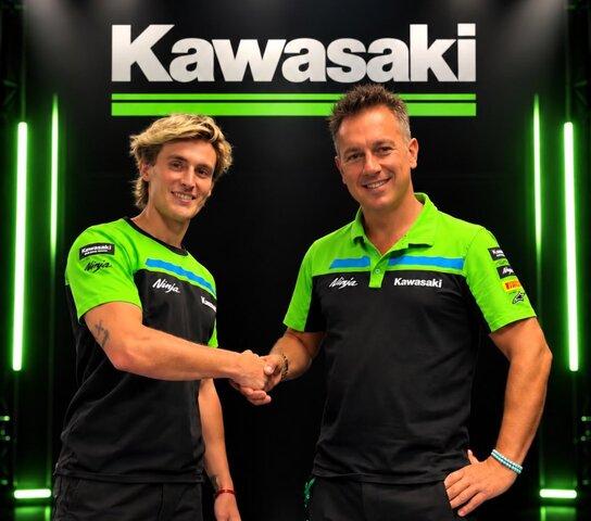 Jaume Masia nel Kawasaki WorldSSP Team per la stagione 2027