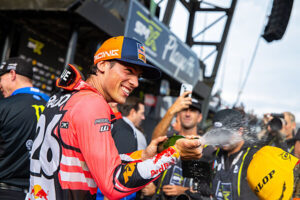Jorge Prado con KTM 450 SX-F Factory Edition, leader della classifica 450SMX dopo il podio di Columbus