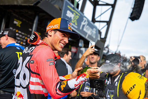Jorge Prado con KTM 450 SX-F Factory Edition, leader della classifica 450SMX dopo il podio di Columbus