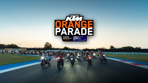 KTM Orange Parade 2026 al Misano World Circuit