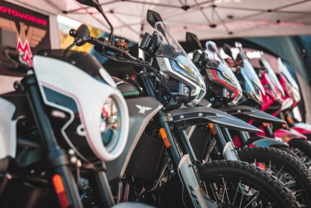 Moto Morini Riding Days a Roma con la gamma di moto disponibile per i test ride