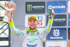 Romain Febvre, pilota Kawasaki Racing Team MXGP, al GP di Darwin