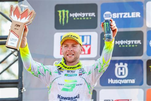 Romain Febvre, pilota Kawasaki Racing Team MXGP, al GP di Darwin