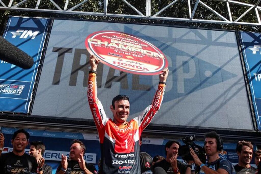 Toni Bou nel Campionato del Mondo Hertz FIM Trial 2026