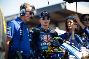 Yamaha R1 del Pata Maxus Yamaha nel weekend Superbike a Magny-Cours