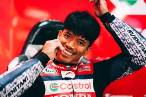 Honda RC213V e team Honda HRC Castrol al Gran Premio del Giappone di MotoGP a Motegi