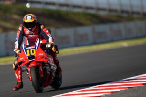 Honda MotoGP a Motegi al lavoro sulla RC213V con Marini e Chantra
