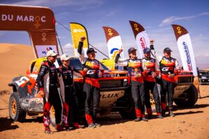 Edgar Canet al Rally del Marocco, teatro della sua prima vittoria in RallyGP