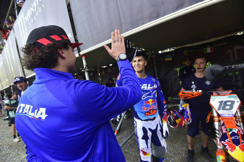 Italia al Motocross delle Nazioni di Ernée durante le qualifiche