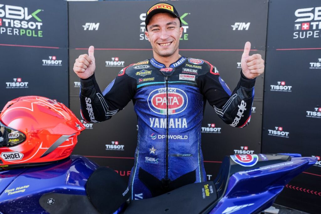 WorldSBK Estoril con Nicolò Bulega protagonista delle prove libere Superbike